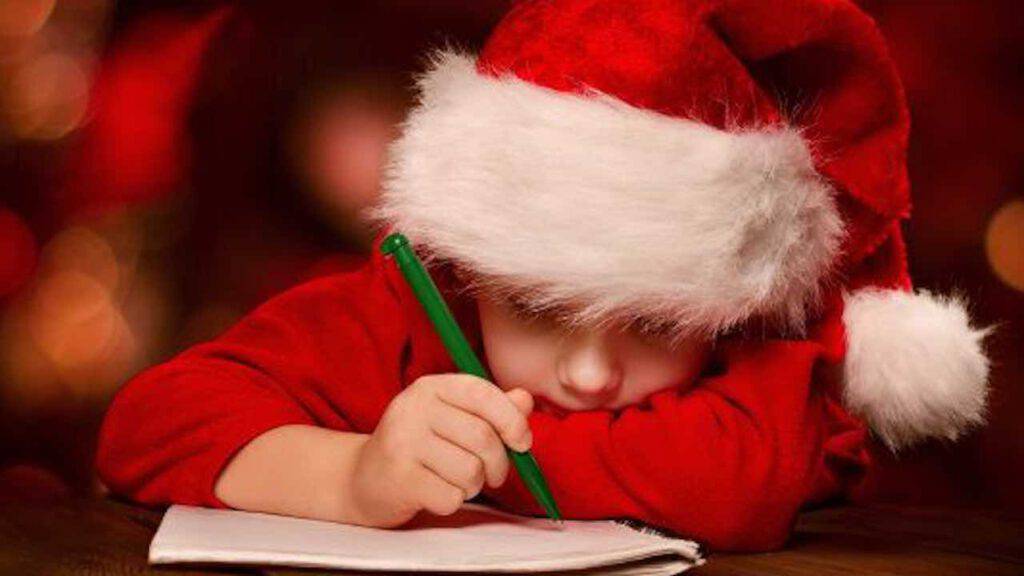 Natale Bimbo scrive letterina