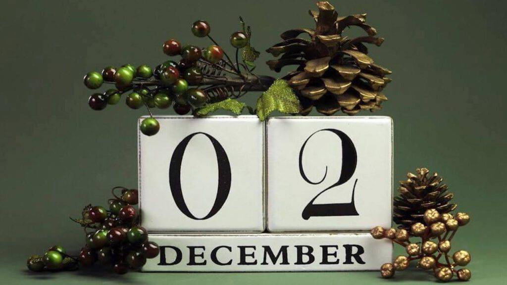 Calendario dell'Avvento: scopriamo il proposito di oggi 2° Dicembre