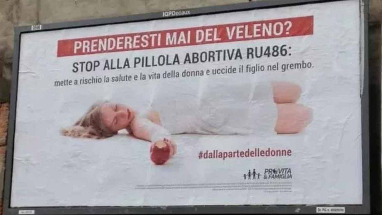 Contro la Ru486: campagna “choc” di Pro Vita & Famiglia