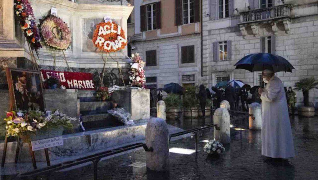 papa piazza di Spagna