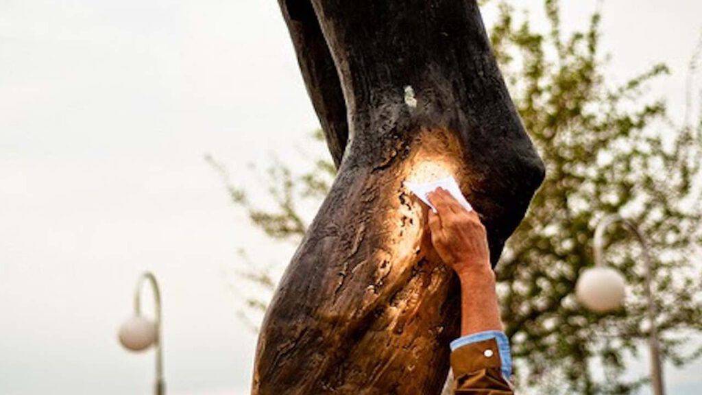 Fazzoletto bagnato al Cristo Risorto a Medjugorje