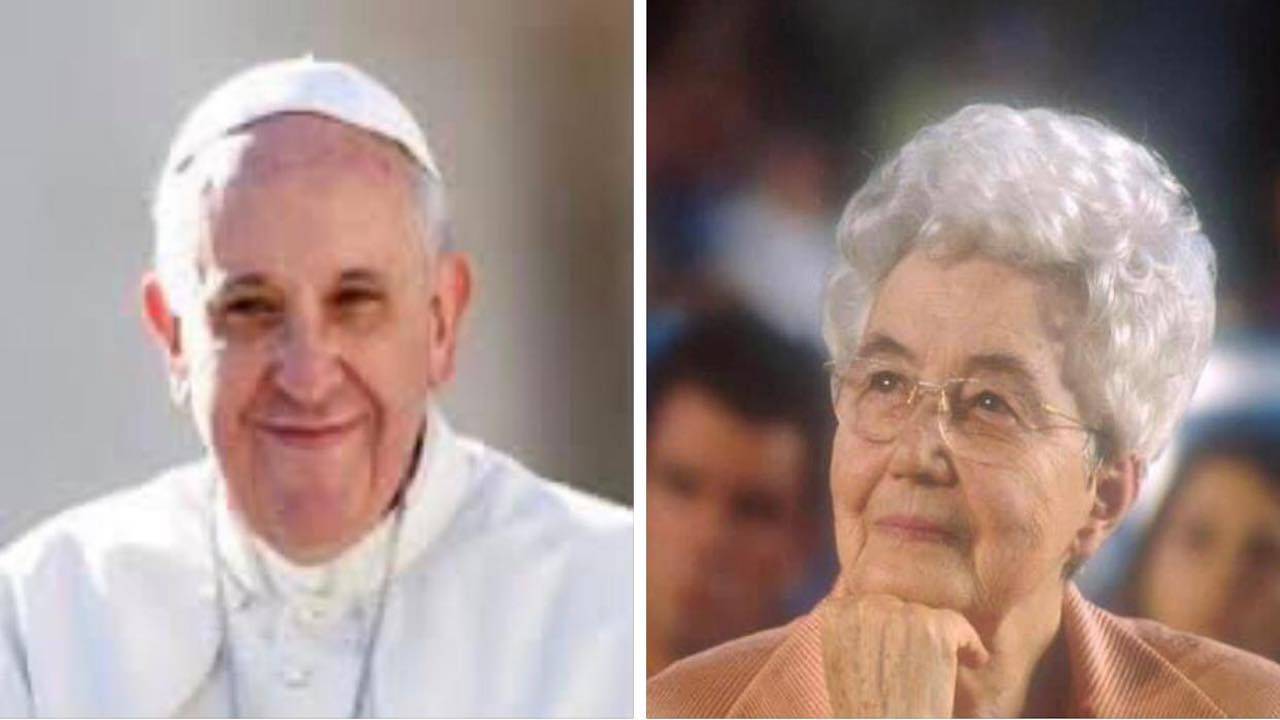 papa francesco e chiara lubich