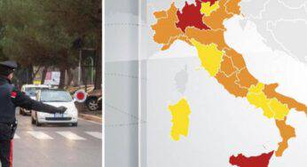 Regioni: cambio colore. Chi va in gialla, in rossa e in arancione