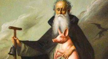 L’antica leggenda del Santo, del fuoco e del fedele porcellino