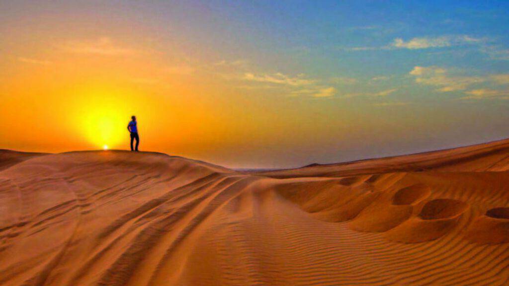 deserto meditazione pensiero