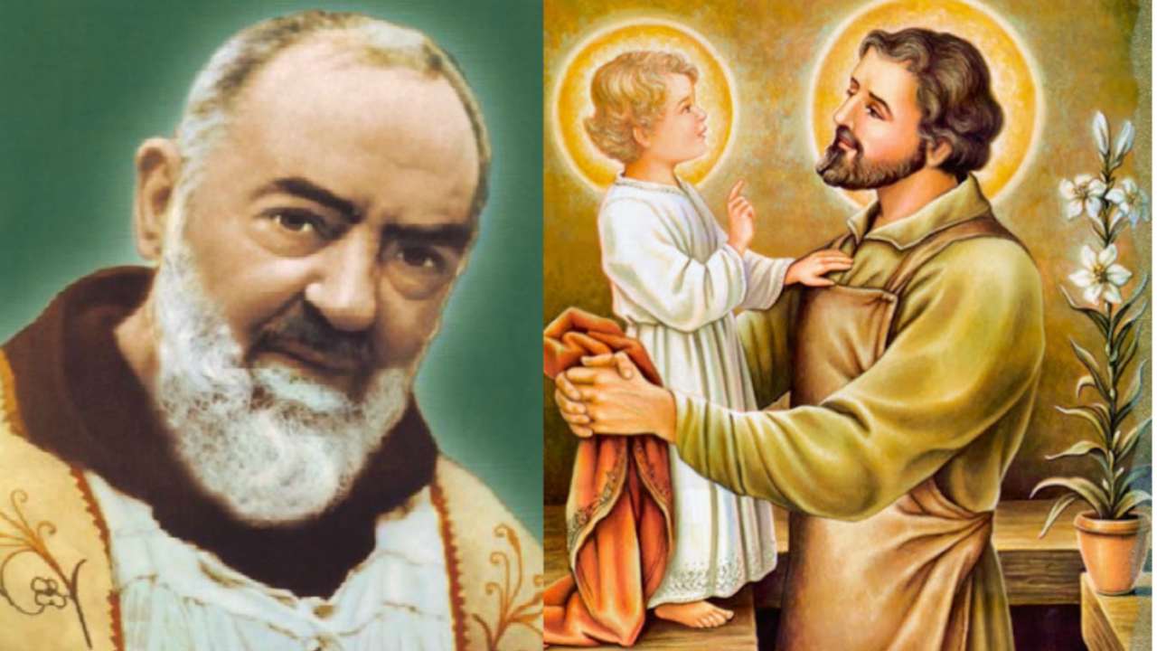 padre pio e san giuseppe