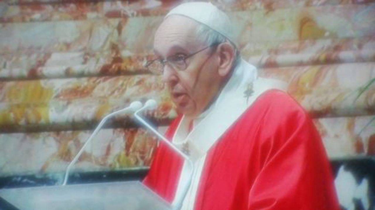 Papa Francesco omelia Palme 2021