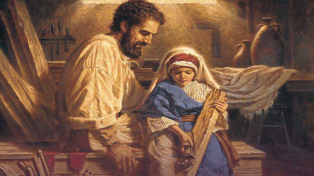 San Giuseppe Lavoratore e Gesù