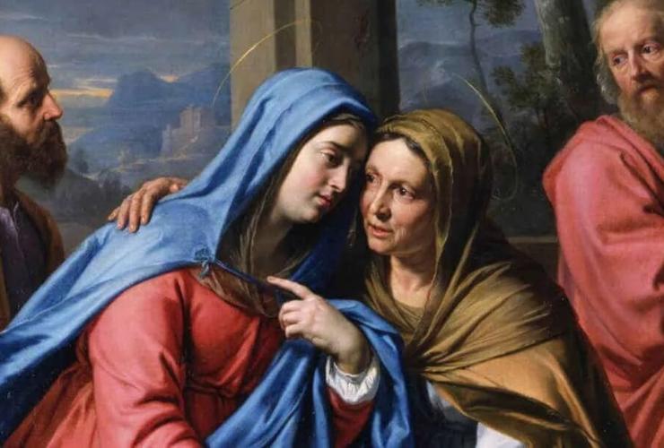 Maria e la cugina Elisabetta
