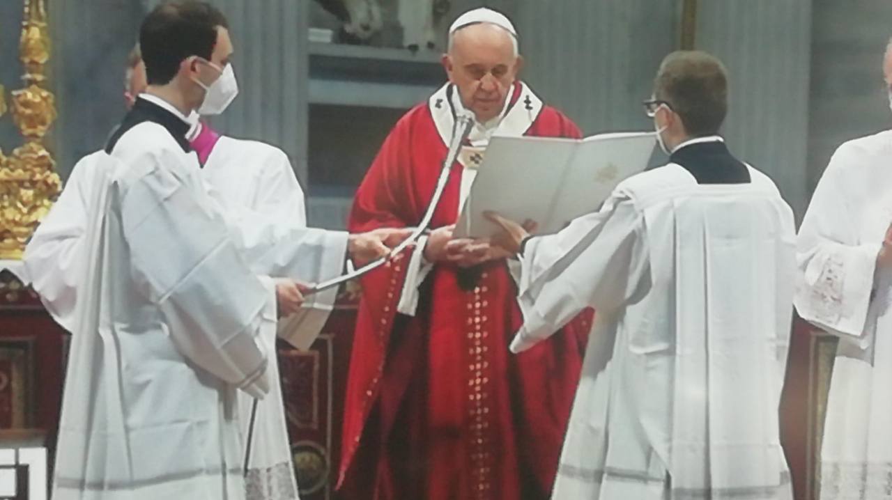 Papa Messa Pentecoste San Pietro 23 maggio 2021