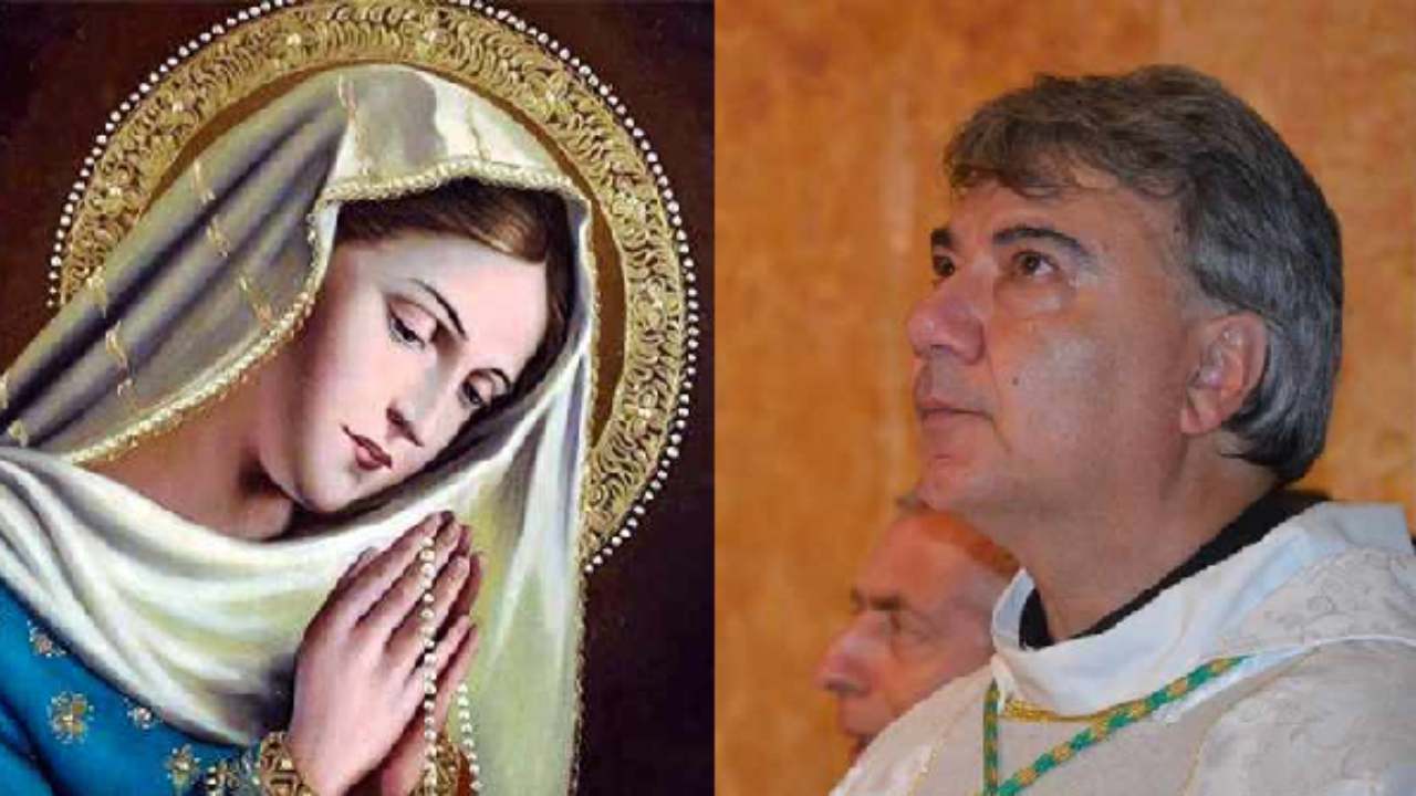 monsignor battaglia e la madonna