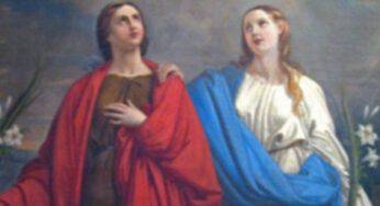 Oggi 10 luglio preghiamo le Sante Rufina e Seconda, giovani martiri della Chiesa delle origini