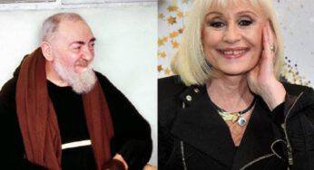 Raffaella Carra’: l’ultimo saluto a Padre Pio prima della sepoltura