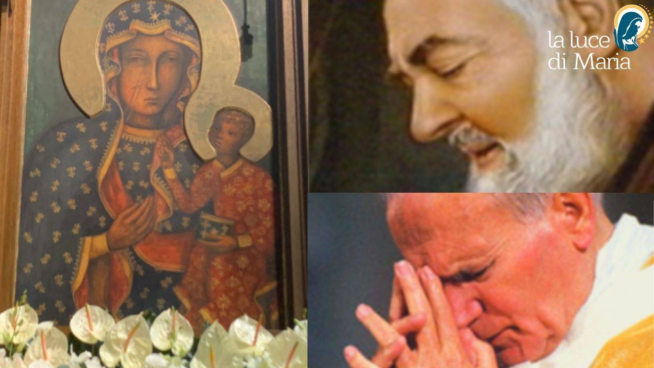 Padre Pio, Giovanni Paolo II e la Madonna di Czestochowa