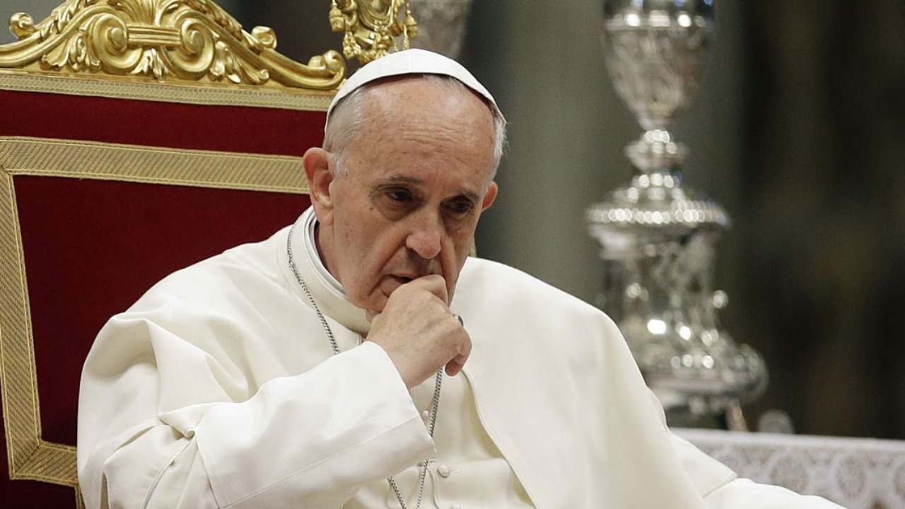 Papa Francesco preoccupato