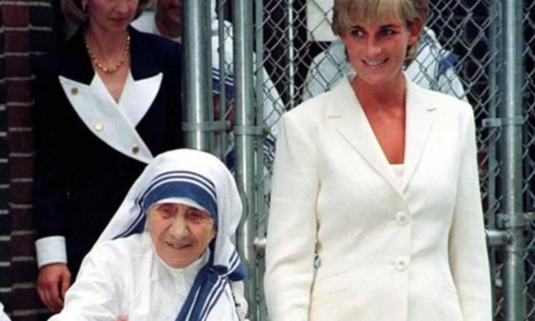 Madre Teresa e Lady Diana