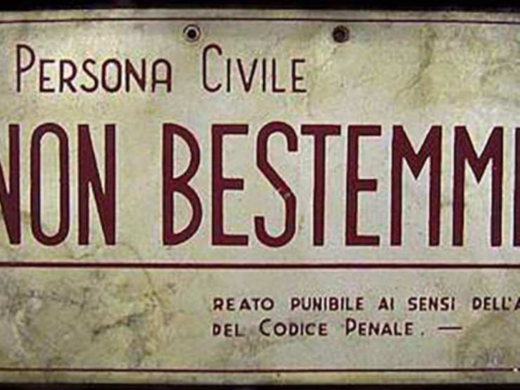 targa bestemmia