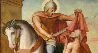 Oggi 11 novembre preghiamo San Martino di Tours che vide Cristo in un mendicante