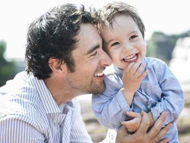 papà e bambino