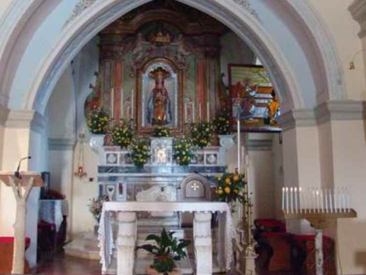 Interno del Santuario di Maria Santissima del Belvedere