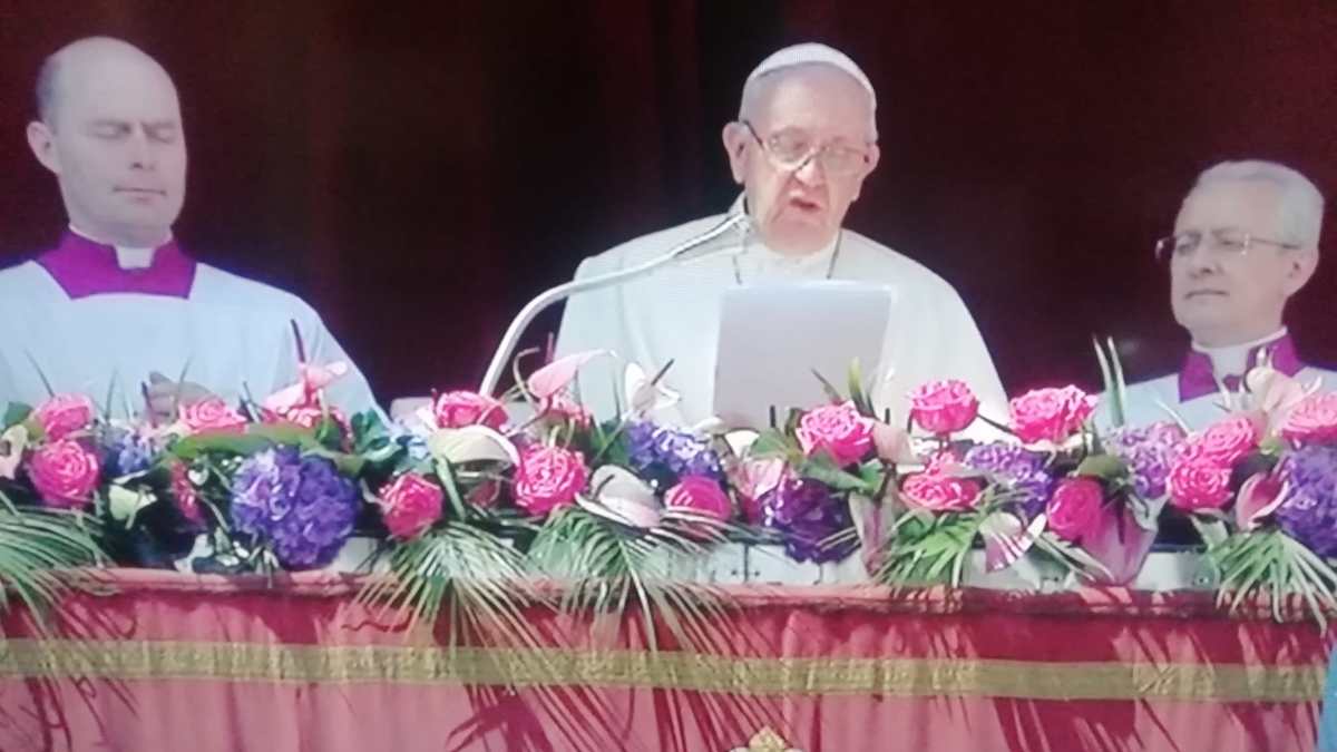 Papa Francesco Messaggio Urbi et Orbi Pasqua 2022