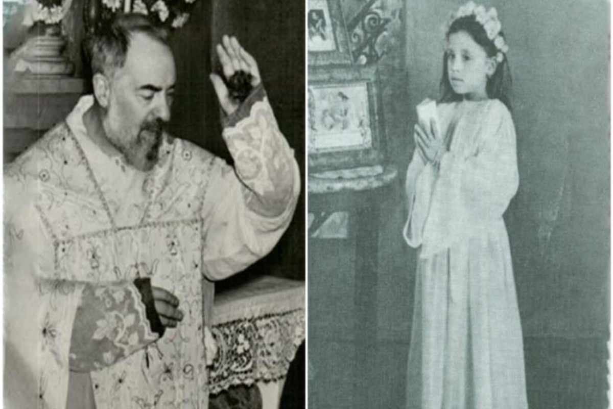 Padre Pio e il miracolo della bambina nata senza pupille - Video
