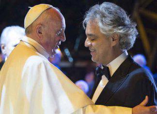 Papa Francesco e Andrea Bocelli