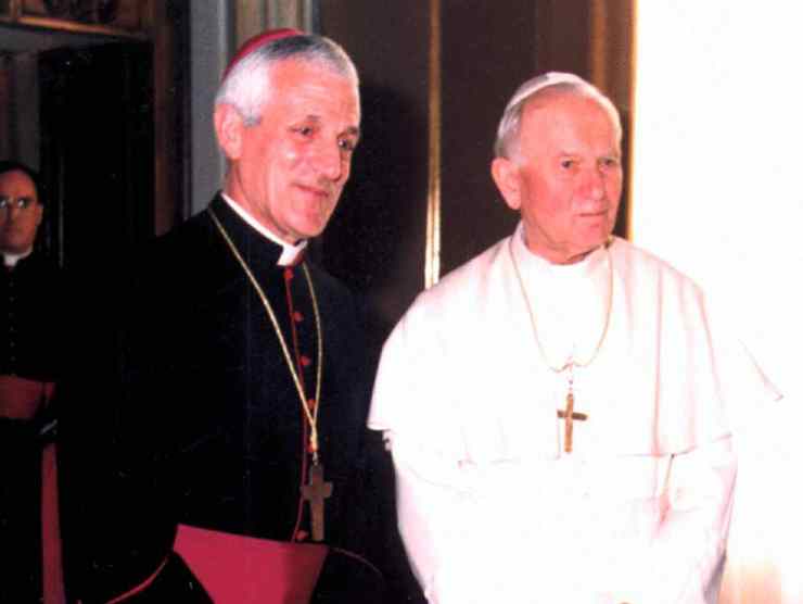 Giovanni Paolo II e Tonino Bello