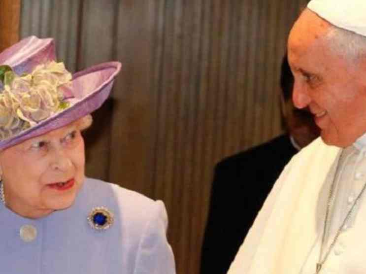 papa francesco e regina elisabetta