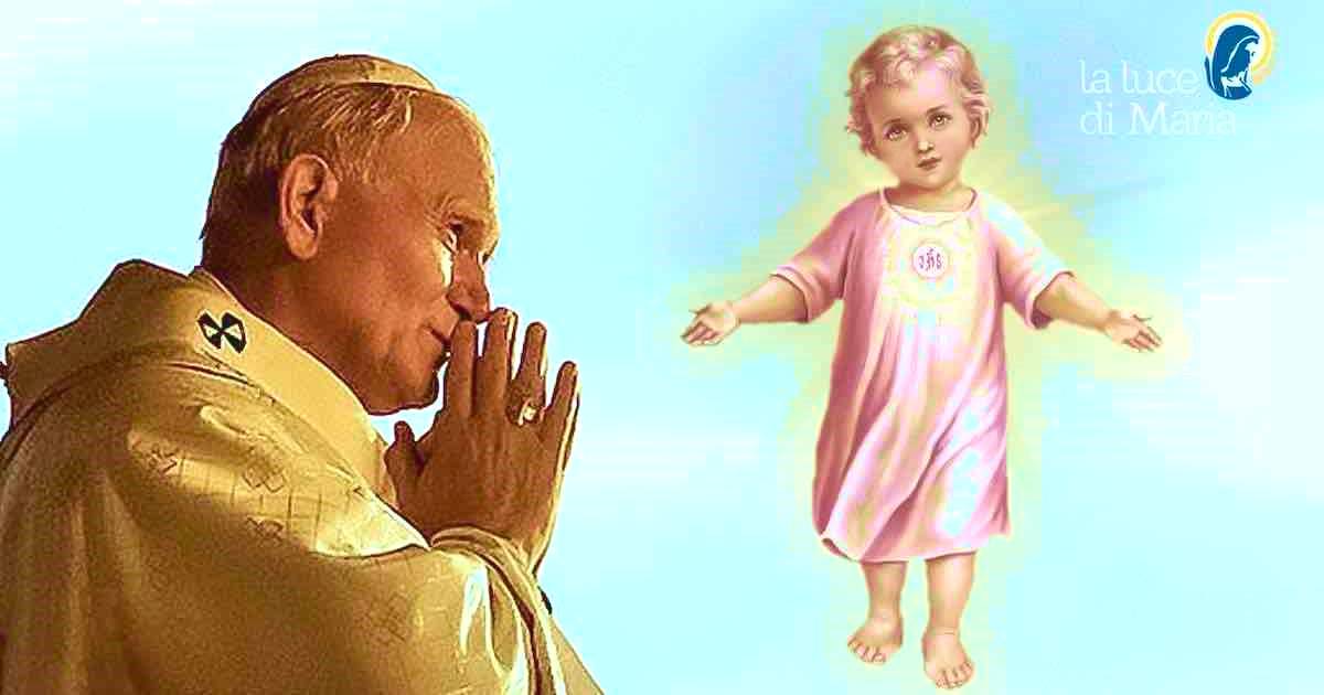 Preghiera di Giovanni Paolo II al Bimbo Gesù