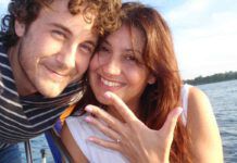 Stefano e Simonetta il giorno del loro fidanzamento (Lago di Bolsena, 6 agosto 2011)