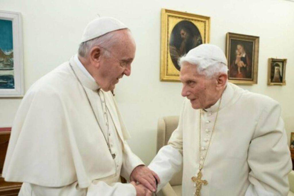 Un incontro tra Francesco e Benedetto XVI (photo: web source)