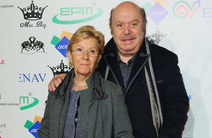 Lino Banfi e la moglie Lucia