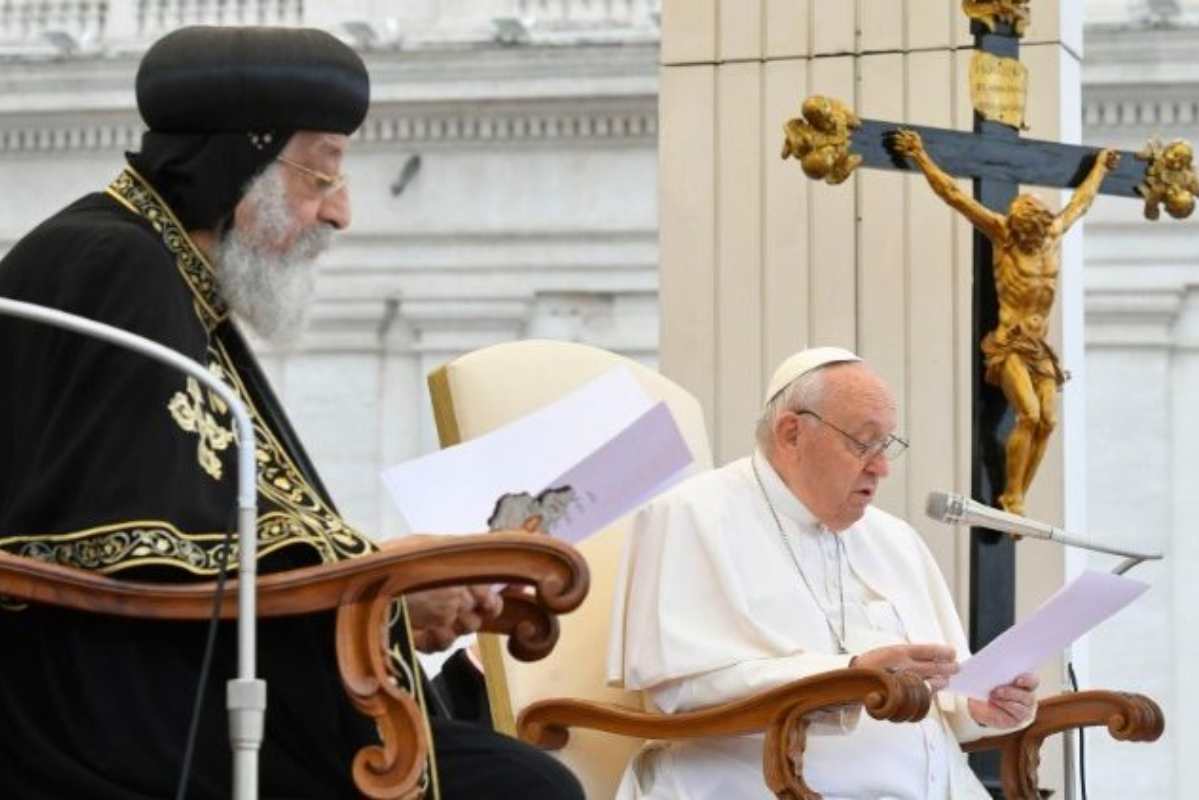 Udienza, Papa Francesco incontra il Patriarca della Chiesa Copta: “Rimaniamo fratelli”