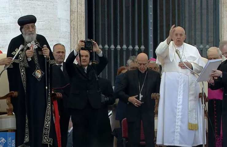 Udienza, Papa Francesco incontra il Patriarca della Chiesa Copta: “Rimaniamo fratelli”