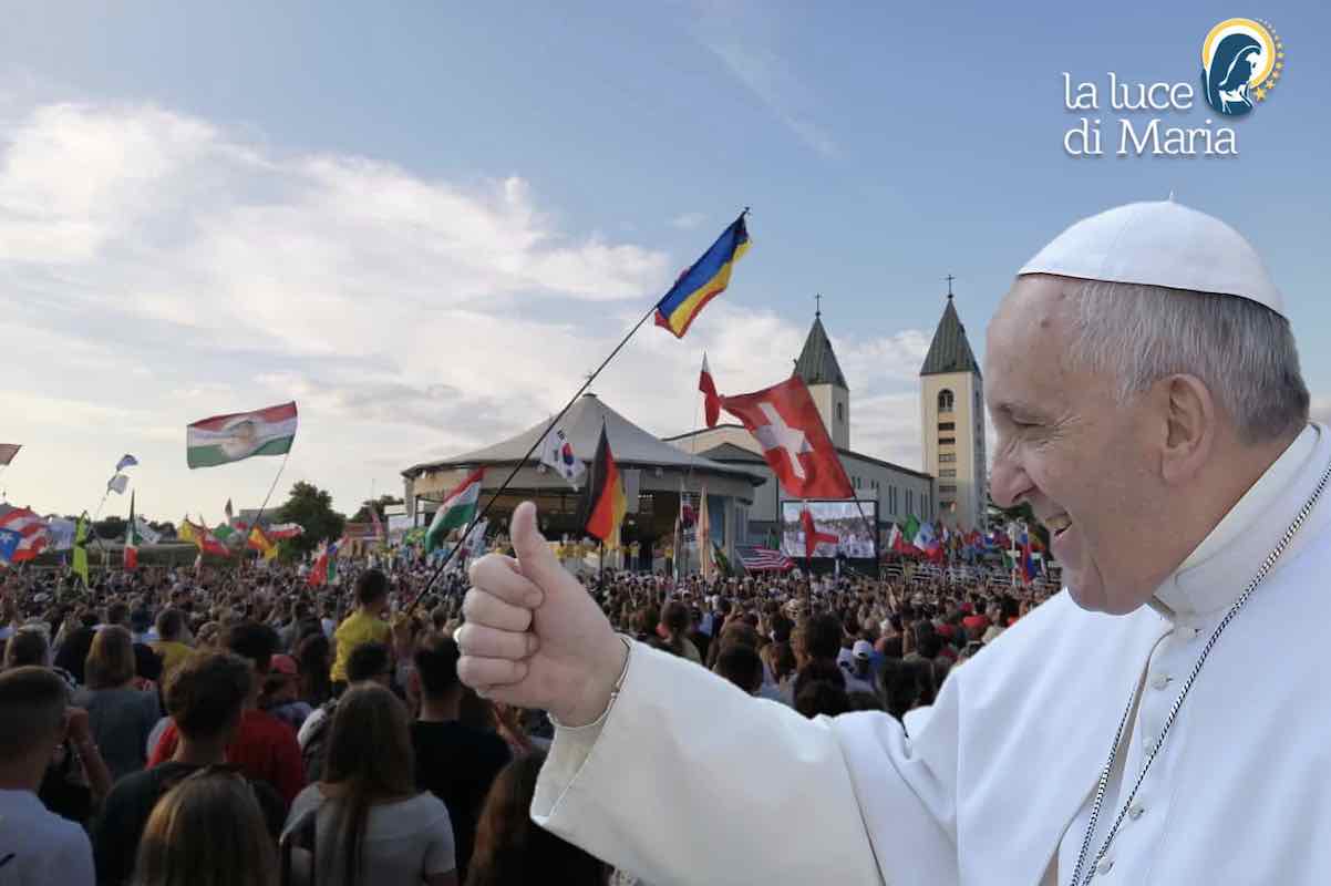 Messaggio Papa Francesco Festival Giovani Medjugorje 2023