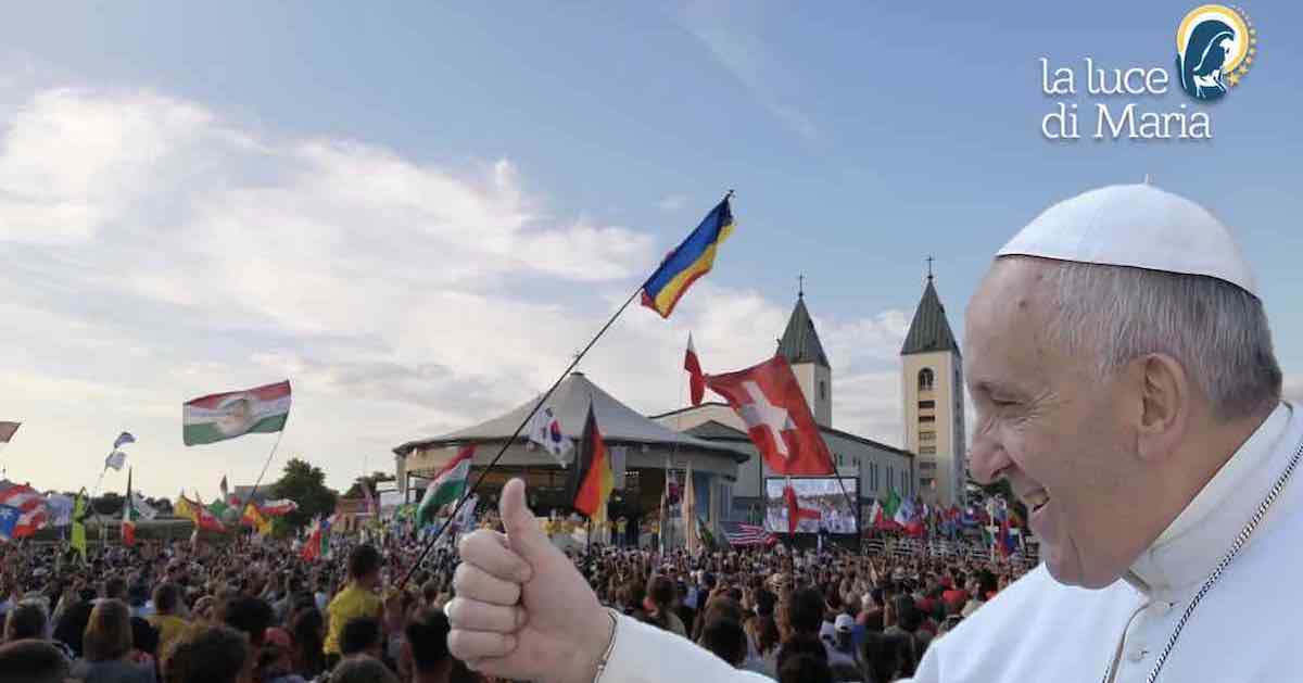 Medjugorje: Papa Francesco fa sentire la sua presenza al Festival dei