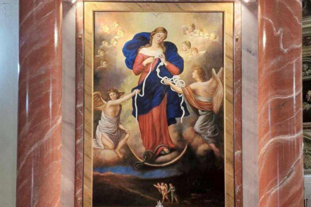 Occasione speciale per Napoli devota a Maria che scioglie i nodi
