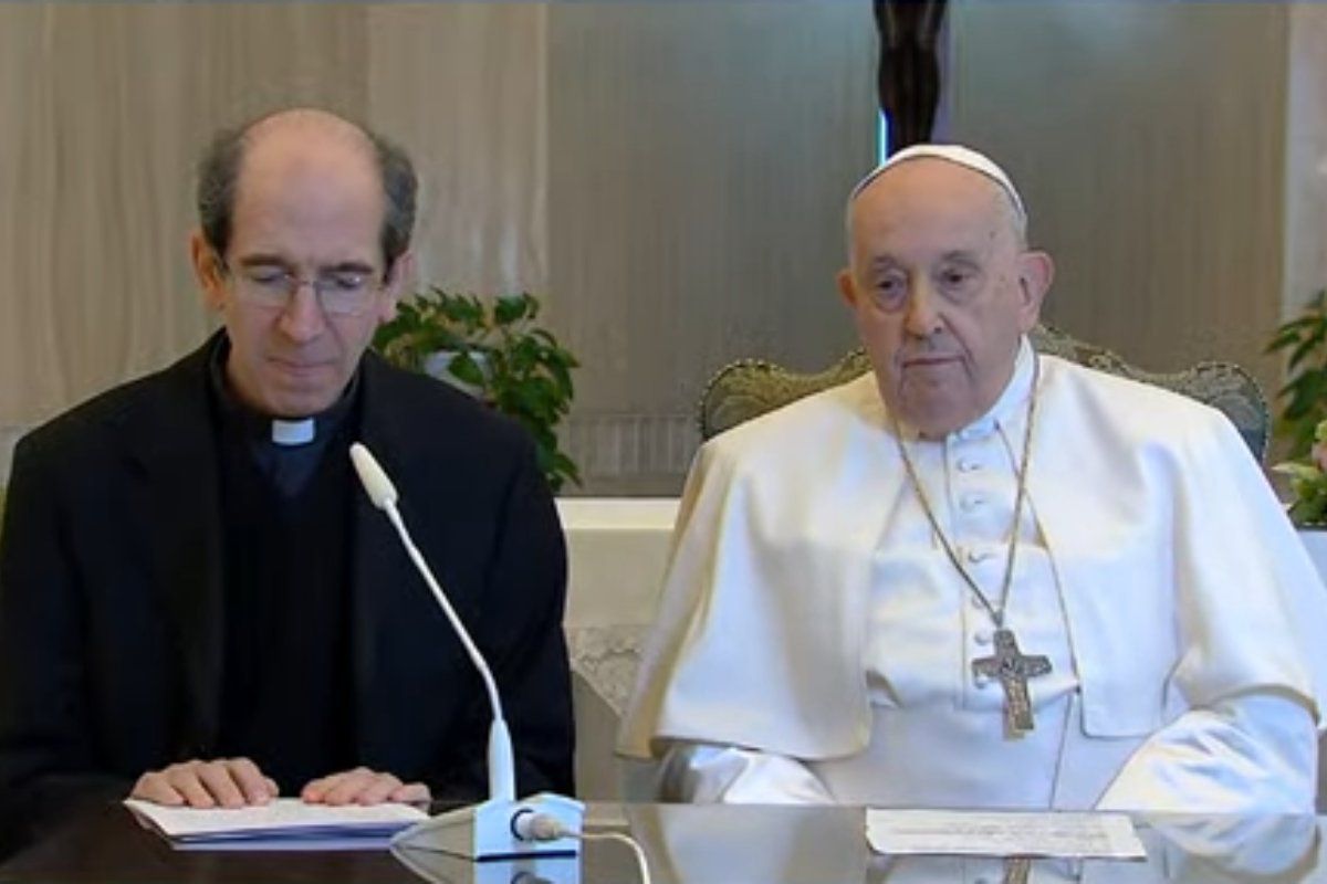 Papa Francesco e monsignor Paolo Braida- Angelus 26 novembre 2023