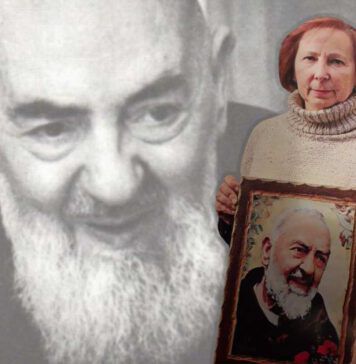 Donna guarita da Padre Pio