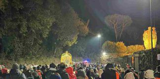 Pellegrinaggio notturno Divino Amore
