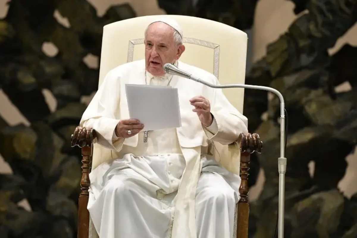 papa francesco in aula paolo vi