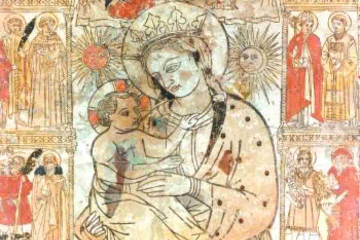 Il dipinto della Madonna del fuoco di Forlì