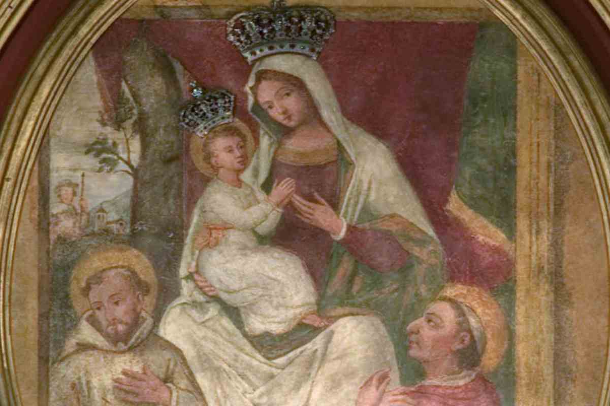 Madonna con Bambino, San Francesco e San Carlo