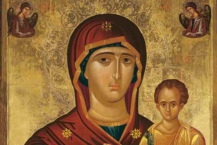 Icona bizantina della Madonna delle Grazie