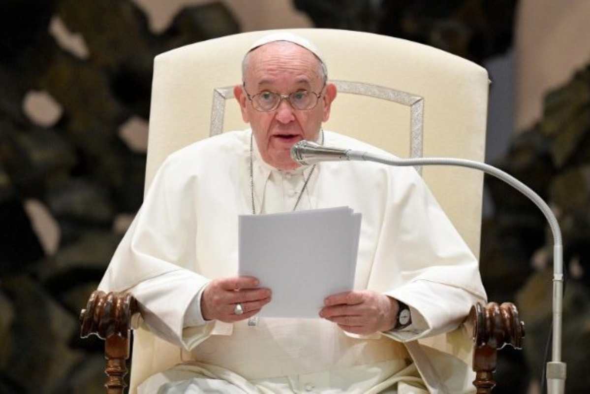 papa francesco all'udienza generale