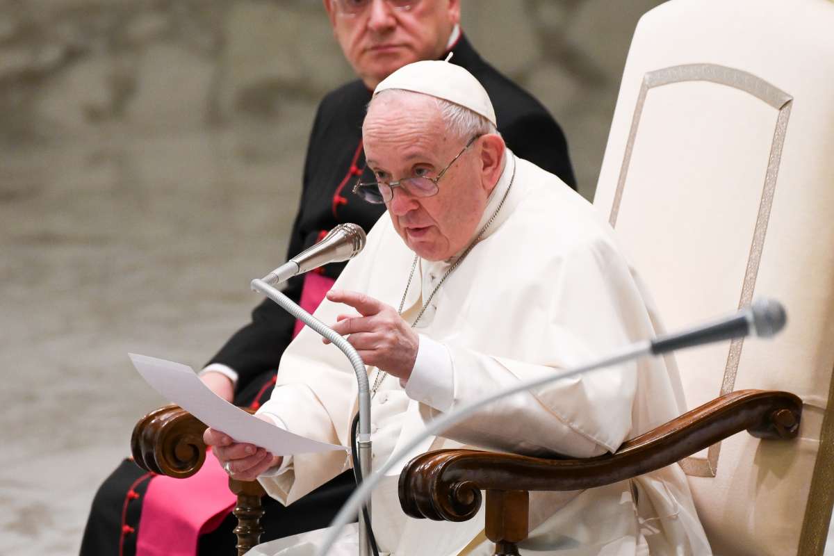 Il papa in aula Paolo VI