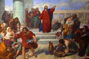 Vangelo di oggi: Gesù scaccia i mercanti dal Tempio