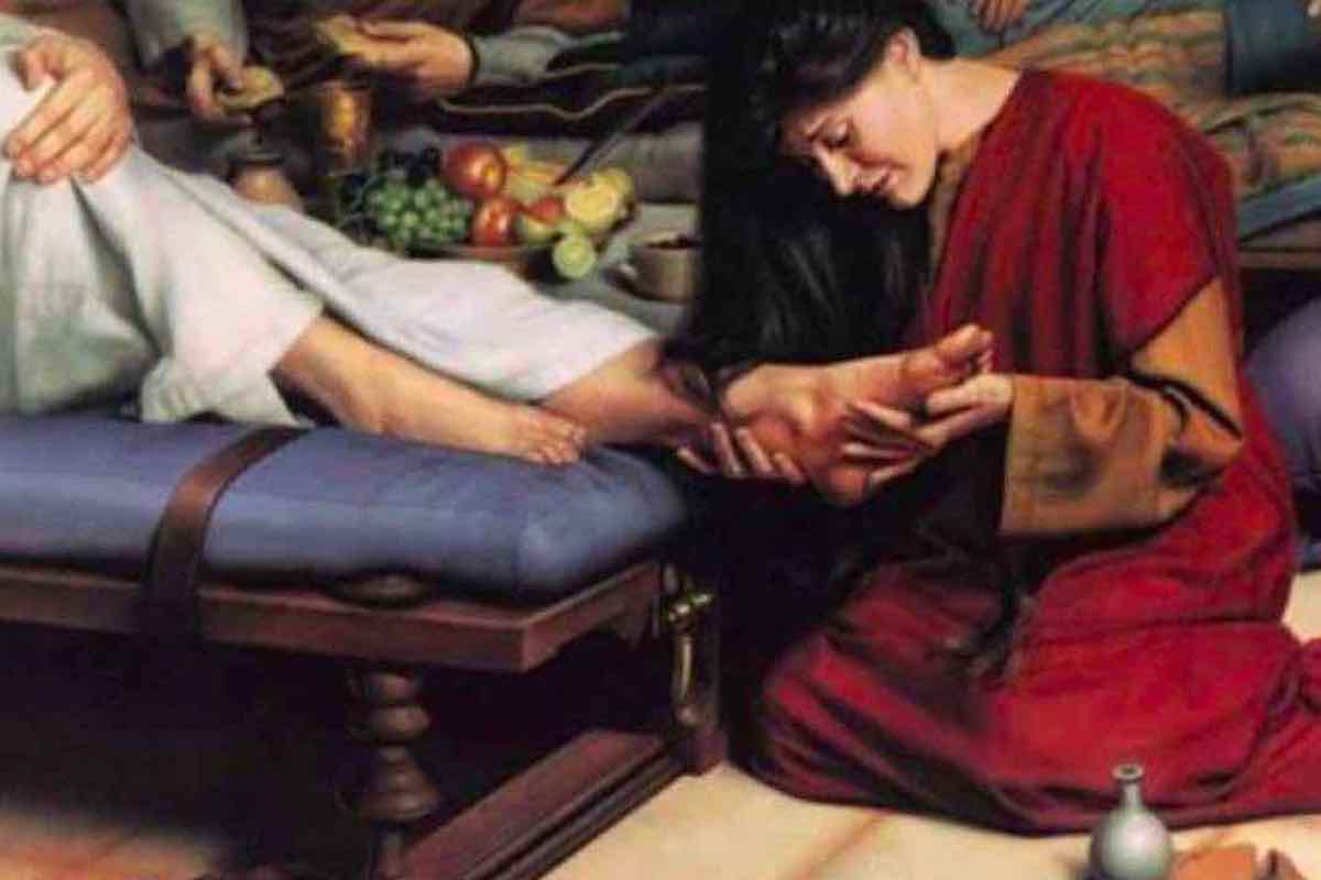 Vangelo di oggi: Marta asciuga i piedi di Gesù