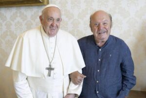 lino banfi e papa francesco